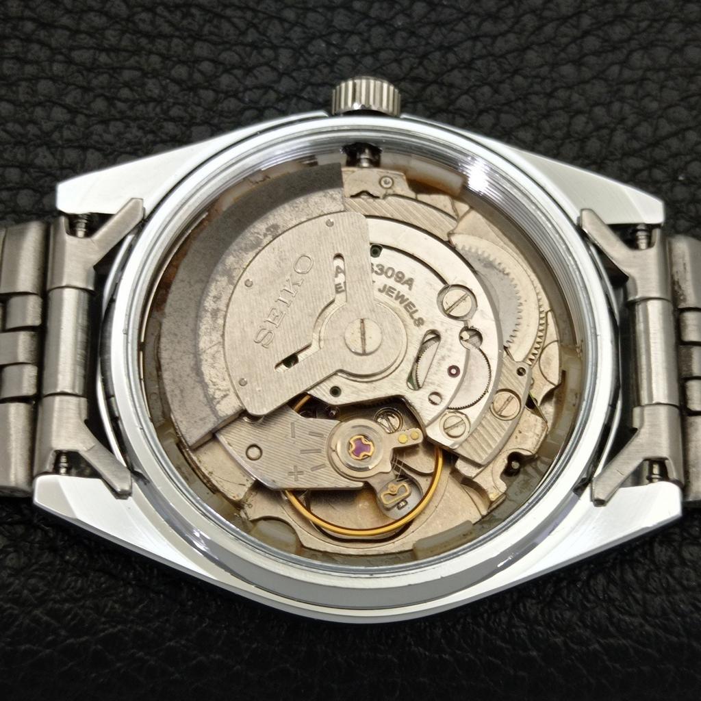 REFURBISHED SEIKO 5 AUTOMATIC 6309A VINTAGE JAPAN MENS GREEN WATCH a441281-4 Sk-a441281