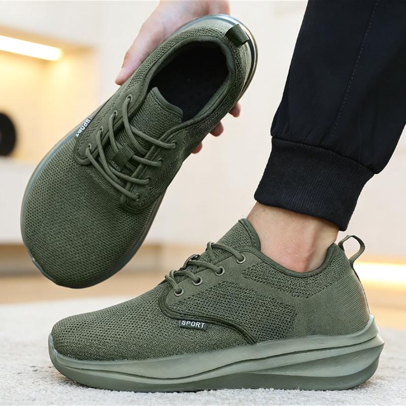 Casual Walking Mesh Sneakers Men Breathable Lightweight Lace Up Shoes Comfortable Soft Sole Non-Slip Shoes For Men Women Outdoor
