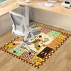 1pc,Chip 'n Dale Quilted Fabric Panel - Perfect for Home Decor, Office Chair Cover, Outdoor Rug, Gift IdeaH148