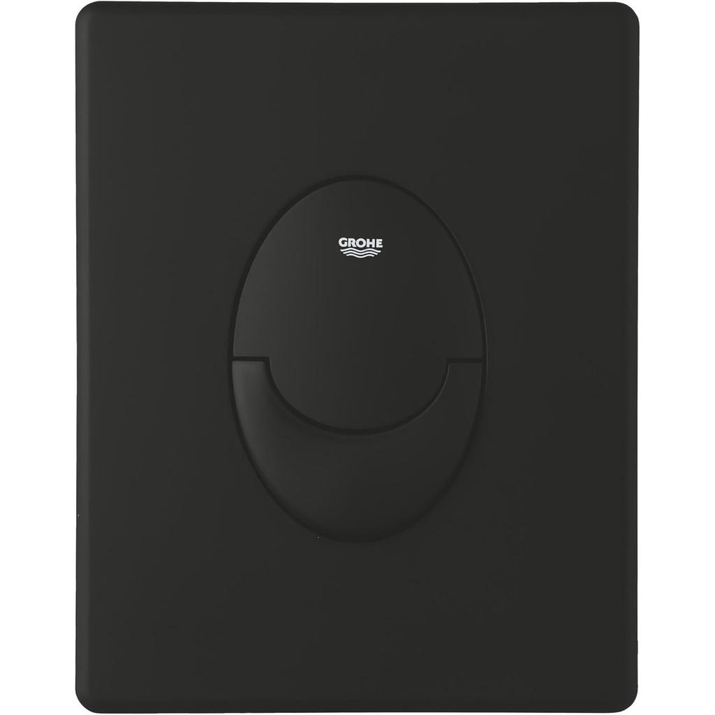 Start Flush Plate for Concealed Gd2 Cisterns, Water-Saving, Dual Flush with Start-and-Stop Activation, Matt Black Easy to Install 3 389642430