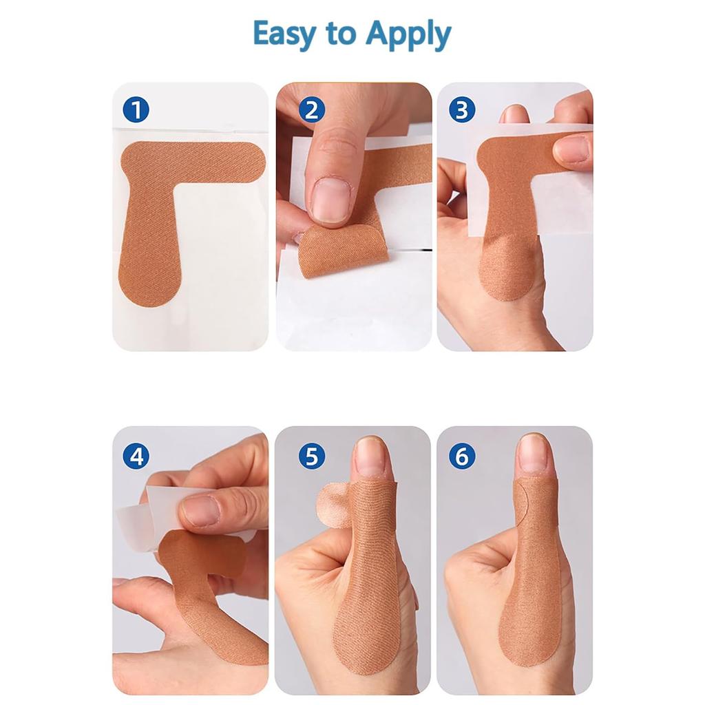 10 bucăți de protecție pentru degetele mari de la picioare, bandaje autoadezive pentru degete de gazon, bunions, artrita degetului mare, ameliorarea degetelor de declanșare