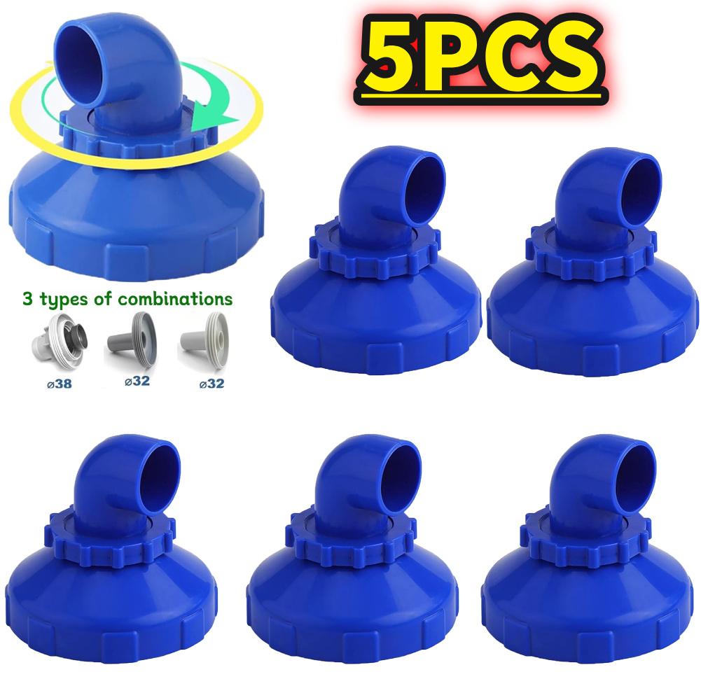 5-1PC Pool Inlet Nozzle for Intex Outlet Pool Nozzles 360 Degree Rotatable Swimming Pool Return Jet Pool Jet Nozzle Replacement