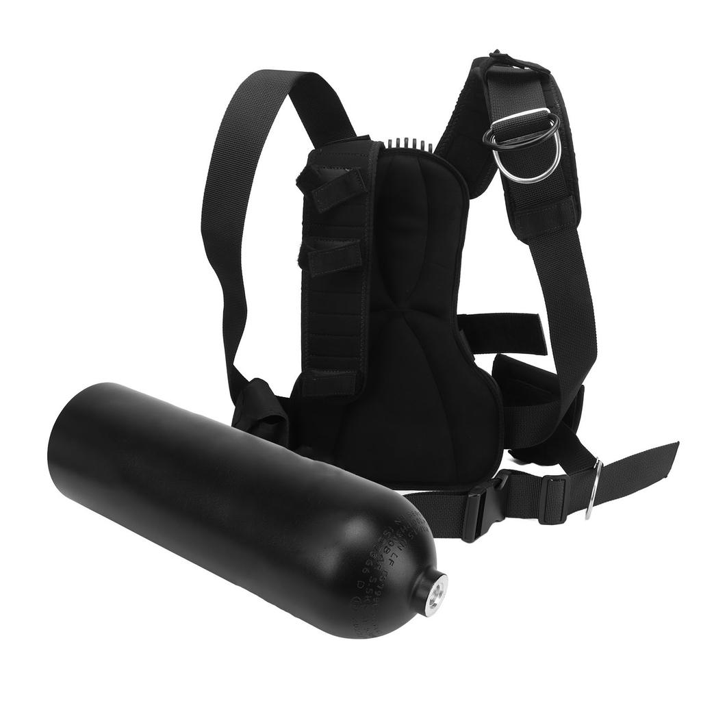 Scuba Tank Backpack Adjustable Diving Equipment Scuba Tank Holder Backpack for Diving Swimming Underwater Operations