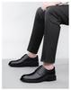 Men's Breathable Leather Formal Shoes - Spring/Summer Casual Cowhide Shoes with Warm Cotton.