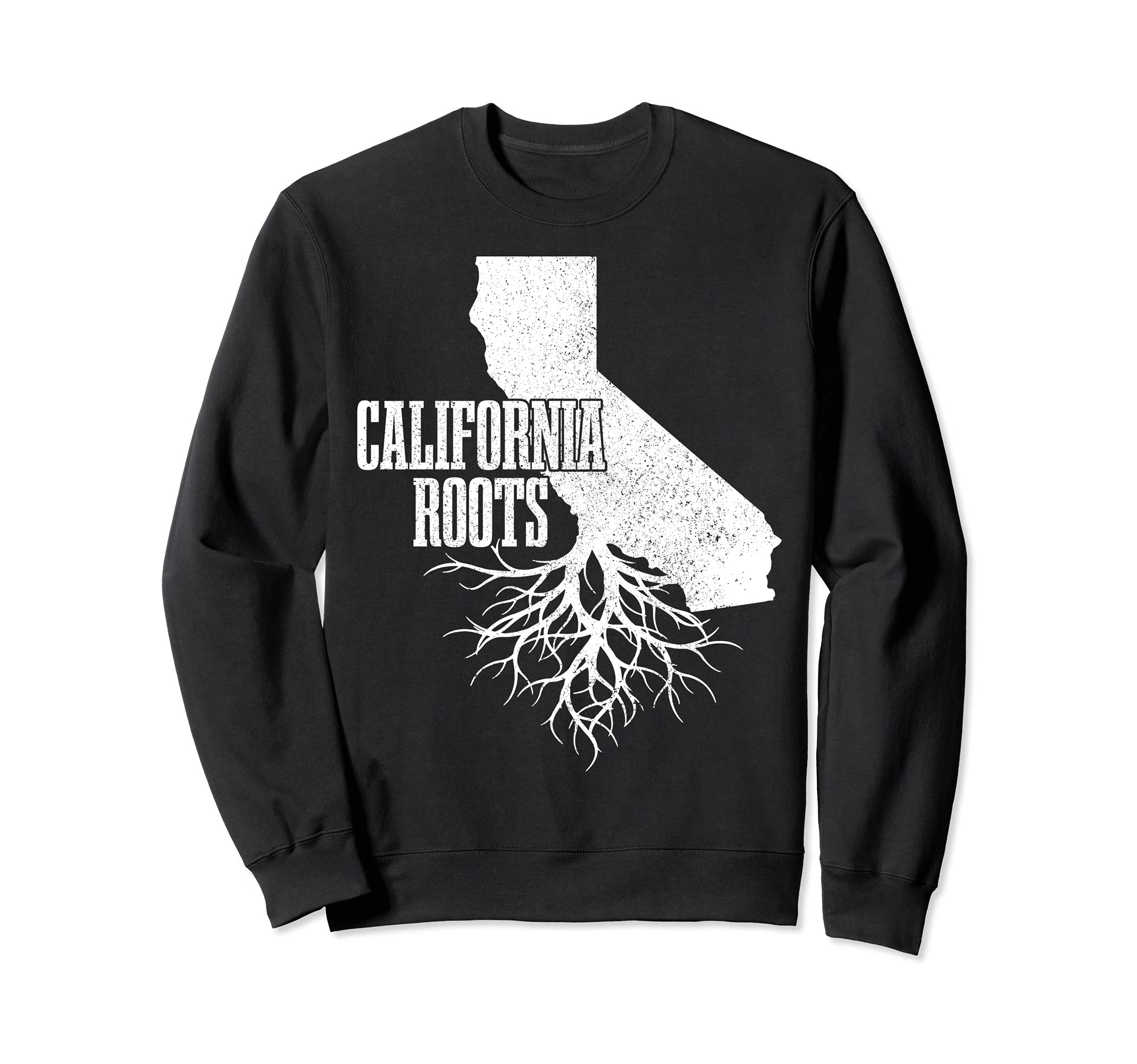 

California Roots Vintage Pride State Map Gift Sweatshirt