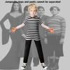 Wednesday Addams Pugsley Addams Jumpsuit Kids Xmas Halloween Theme Party Cosplay