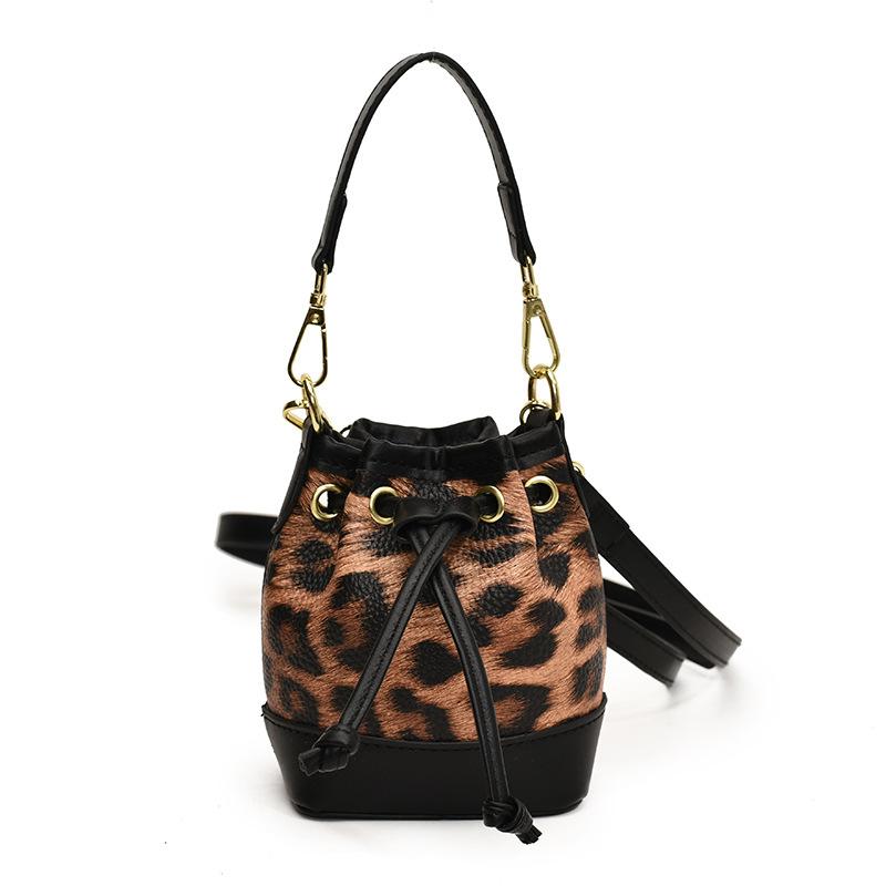 

Bucket Crossbody Bag Fashion Pu Children Gift Mini Handbag Spacious Capacity Color A