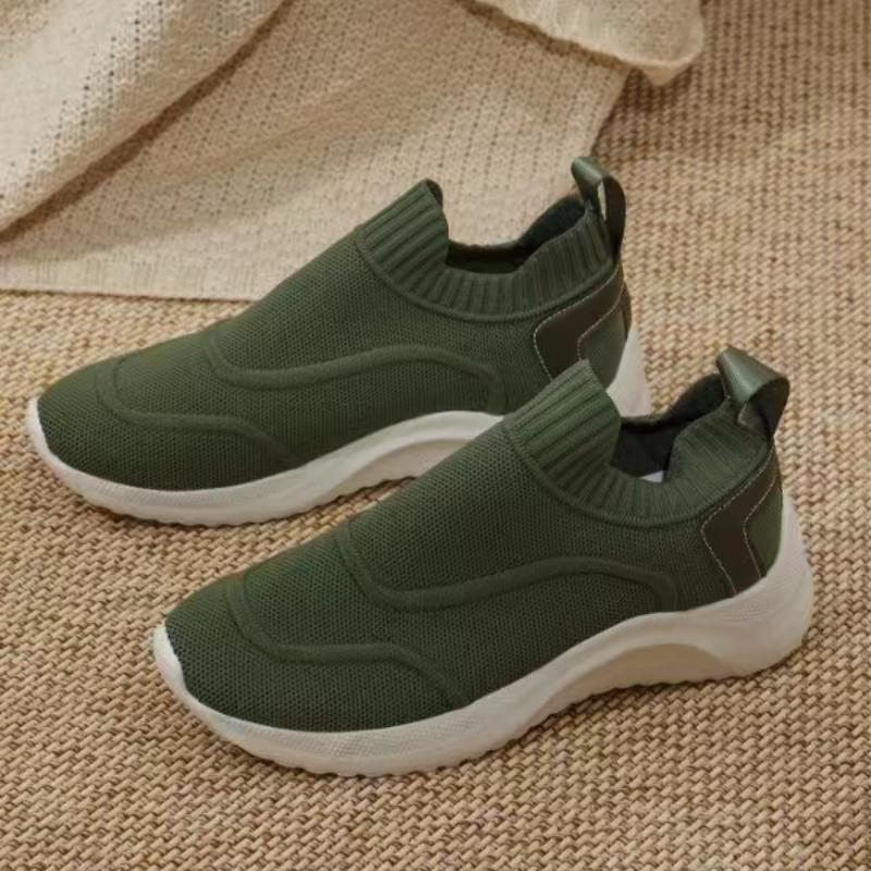 

Fashion Women Sneakers 2024 New Spring Autumn Breathable Mesh Flats Sneakers Comfortable Lightweight Platform Shoes Zapatos De Mujer 36 армия зеленый