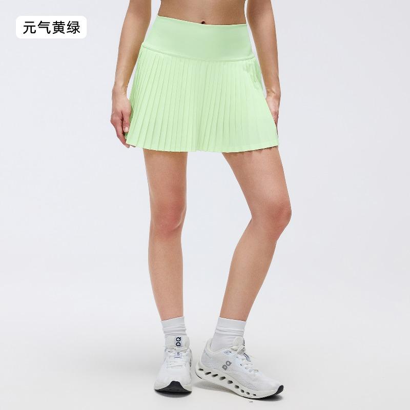 New Double-layer Anti-light Quick-drying Yoga Fitness Clothes Women's High-waisted and Thin Sports Skirts, Versatile Sports Fashion