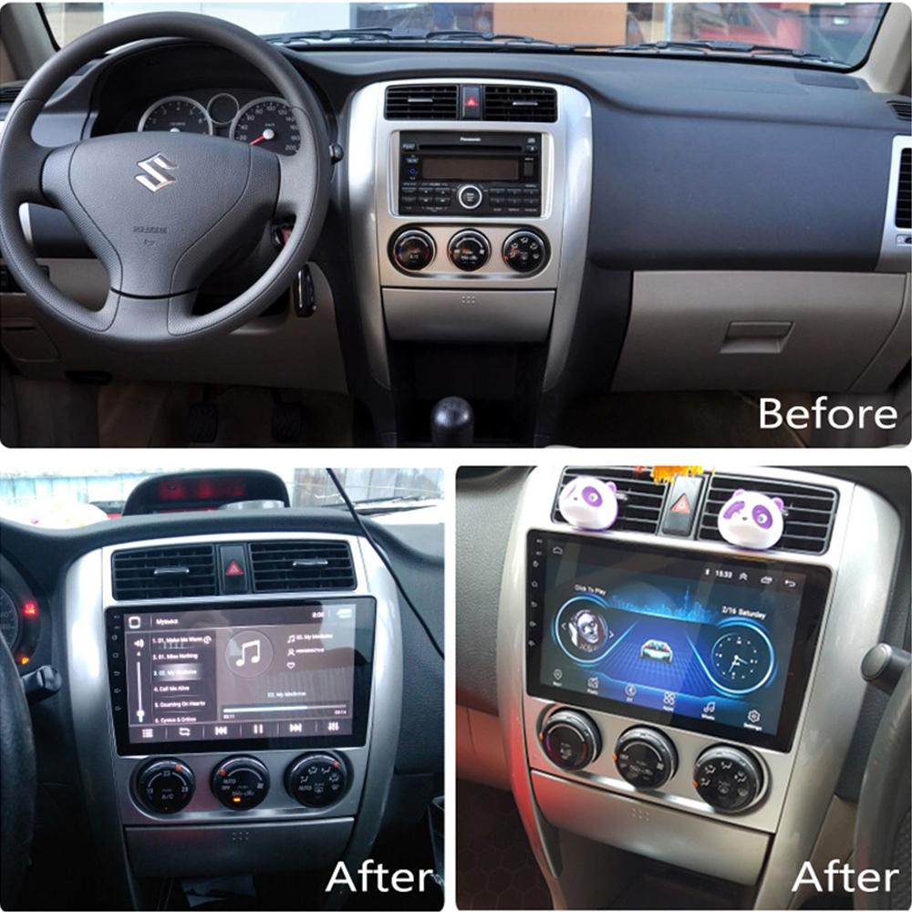 Icreative For Suzuki Liana 2004 - 2013 Car Radio GPS Android Stereo QLED CarPlay No 2DIN Head Unit KK5 Multimedia Player