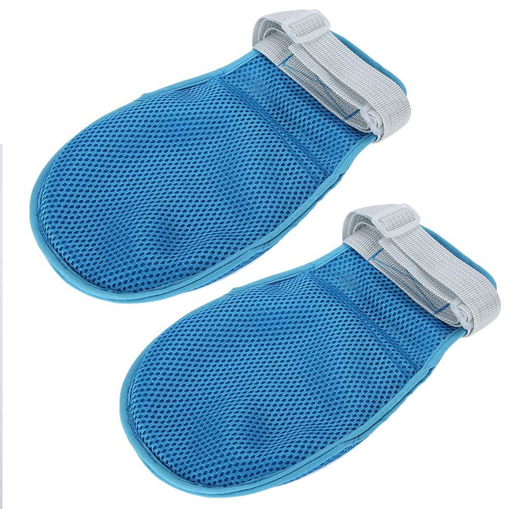 2 Stück Fesselhandschuhe Fingerkontroll-Fäustlinge Handinfektionsschützer Finger Hand Fixierhandschuhe