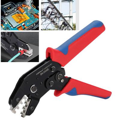 Ratcheting Crimping Pliers Electrical Crimper Tool Ergonomic Handle Design Self-Adjustable Portable Crimper Tool Wire Spade Connector