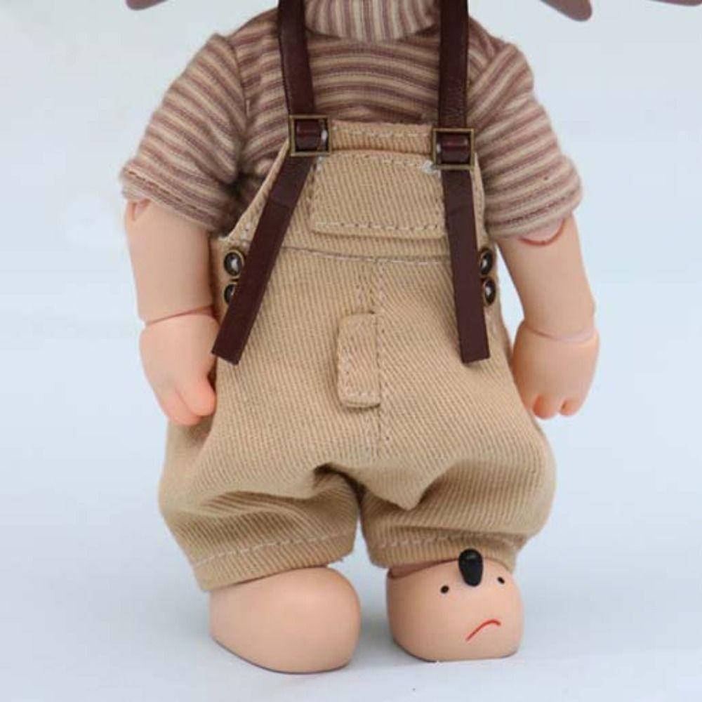 Suspender Trousers Bjd Doll Clothes Dress Up Doll Overalls Fashion Doll Denim Pants DIY Toy