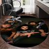 1PC Music Band Tokio Hotel  Round Rug, Non-slip Chair Mat, Home Decor, Circle Carpet Perfect for Office, Bedroom, Living Room,Christmas gift