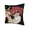 Pearto Creative Kasane Teto Expression Pillow Cover  Morden Pillow Case For Living Room Chair Comfy Cushion Cover Gift