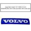 Car Badge Stickers Front Grille Trunk Steering Wheel Logo Rear Trunk Emblem For Volvo Rdesign S80 V40 V50 V60 V70 S80L XC60 XC90