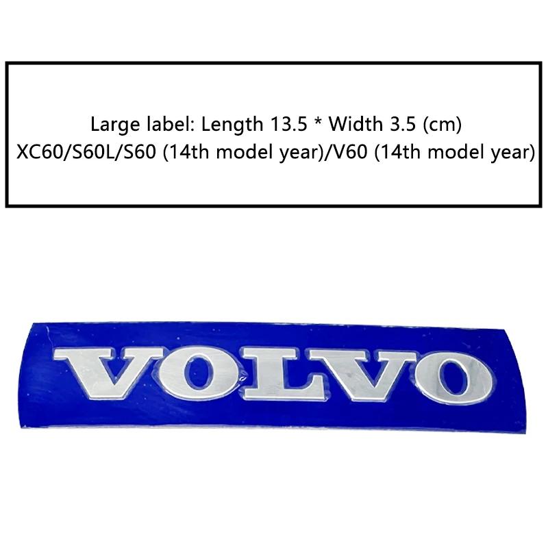 Car Badge Stickers Front Grille Trunk Steering Wheel Logo Rear Trunk Emblem For Volvo Rdesign S80 V40 V50 V60 V70 S80L XC60 XC90