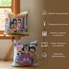 Anime B-Bobs B-Burgers Cushion Cover Natural Linen Organic Fabric Double-Sided Printing Sofa Home Decor Gift Pillow Case