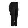 High Waist Capri Leggings with Side Pockets for Women Stretchy Tummy Control Yoga Pants Athletic Wear