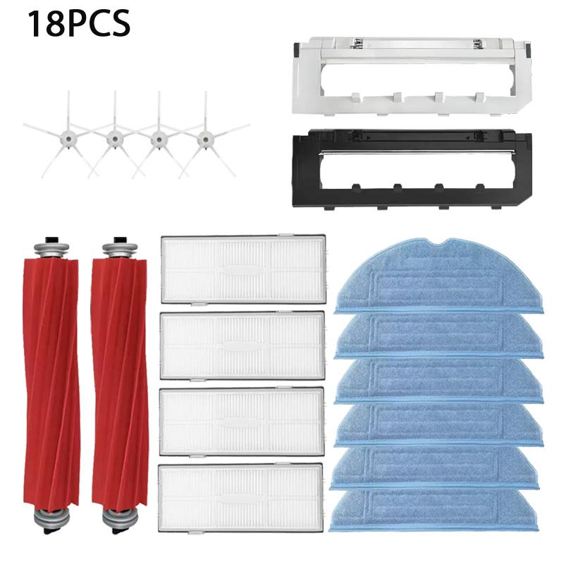 For Roborock S7 S70 S75 S7Max S7 maxv ultra T7S Plus S7 pro ultra Accessories Main Brush Hepa Filter Mops Robot Vacuum Cleaner P