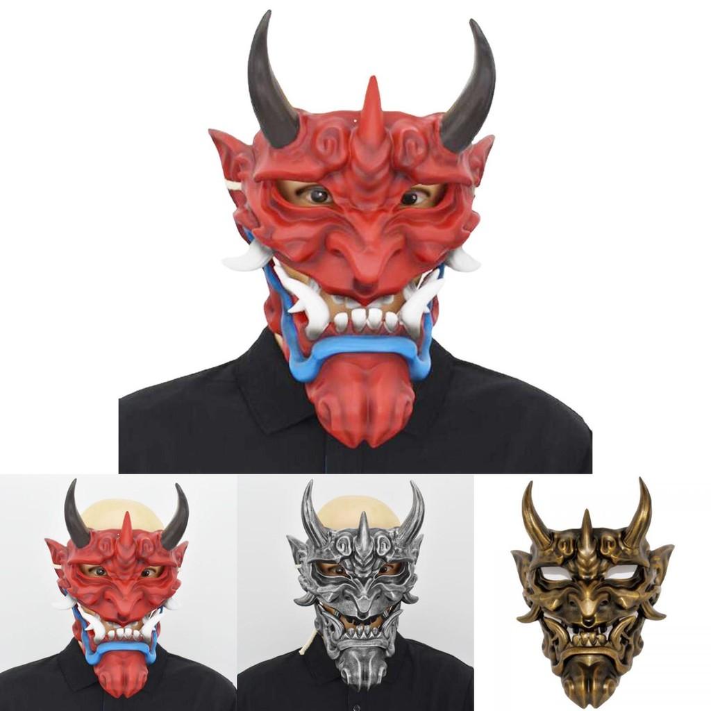 Fangs Ghost Face Mask Horror Prop Resin Decoration For Halloween Party Use