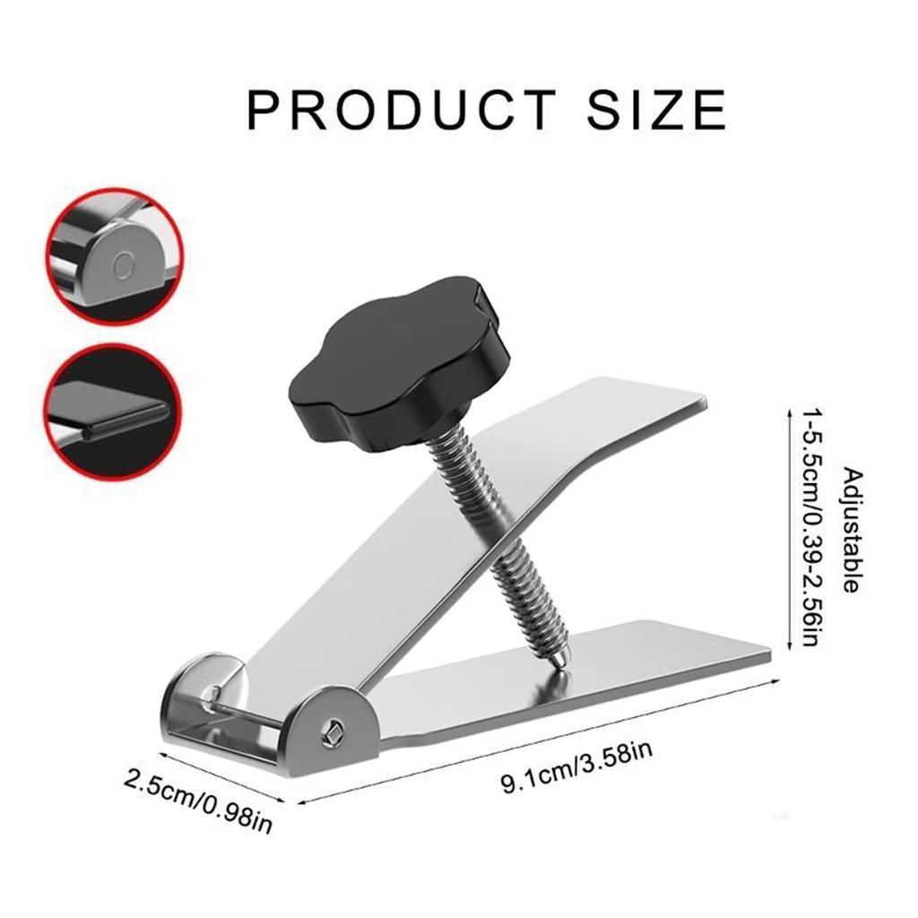 Metal Tile Elevator Jack Reusable Labor Saving Heavy Duty Tile Lifter Tool Practical Home Repair Tools
