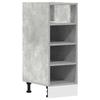 VidaXL Meuble bas "Riga" Gris béton 30 x 44,5 x 81,5 cm Bois d'ingénierie 854196