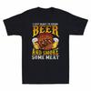 I Just Want To Drink Beer And Smoke Meat Funny Bbq Grilling Vintage Unisex Tshirt