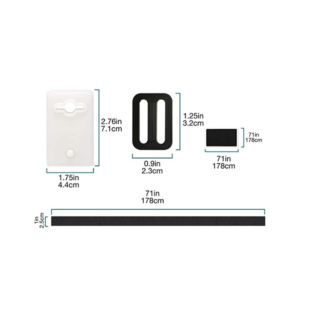 Pool Cover Tightening Straps Pool Ruler Solar Cover Reel Attachment Kit for Inground Swimming Pools