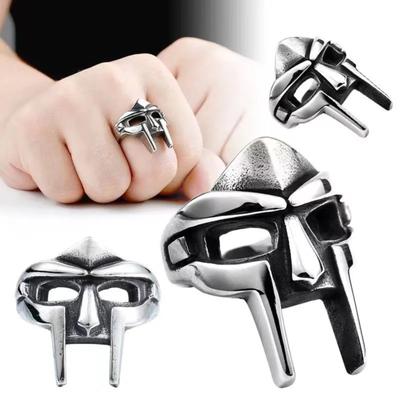 Anello Hip Hop da Uomo Design Regolabile ad Apertura