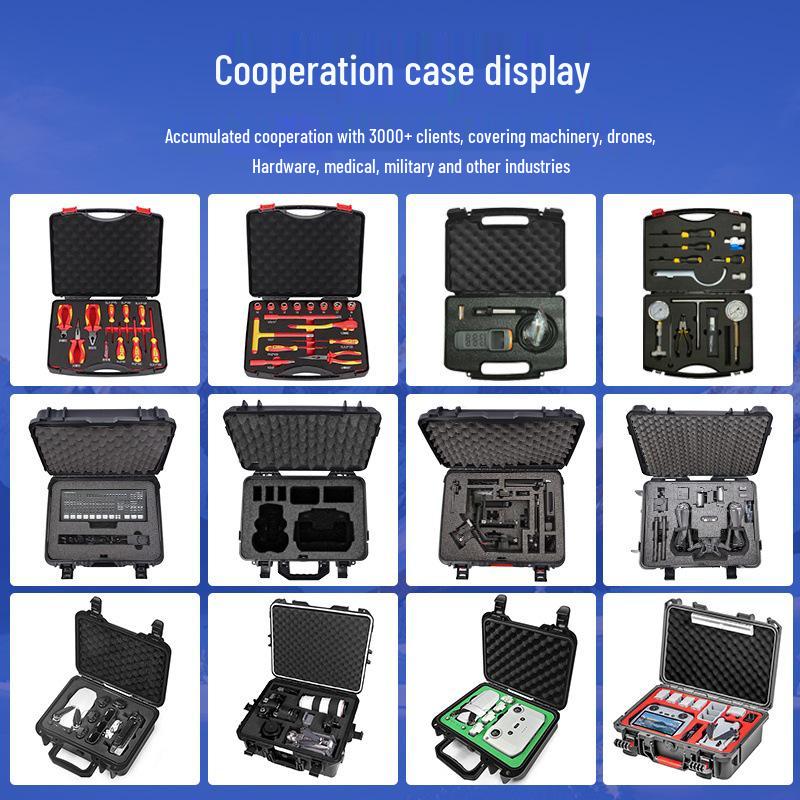 Multi-Purpose PP Plastic Portable Toolbox for Toys, Jewelry, Electronics, and Hardware