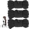 BDSM Bondage Rope Sex Restraints Adult Toys SM Starter Set for Women Men Couples 32 Feet/10m, 3 Pack (Black)