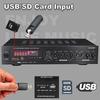 3000W Bluetooth5.0 Audio Power Amplifier Home Theater Amplificador Audio with Remote Control Support FM USB