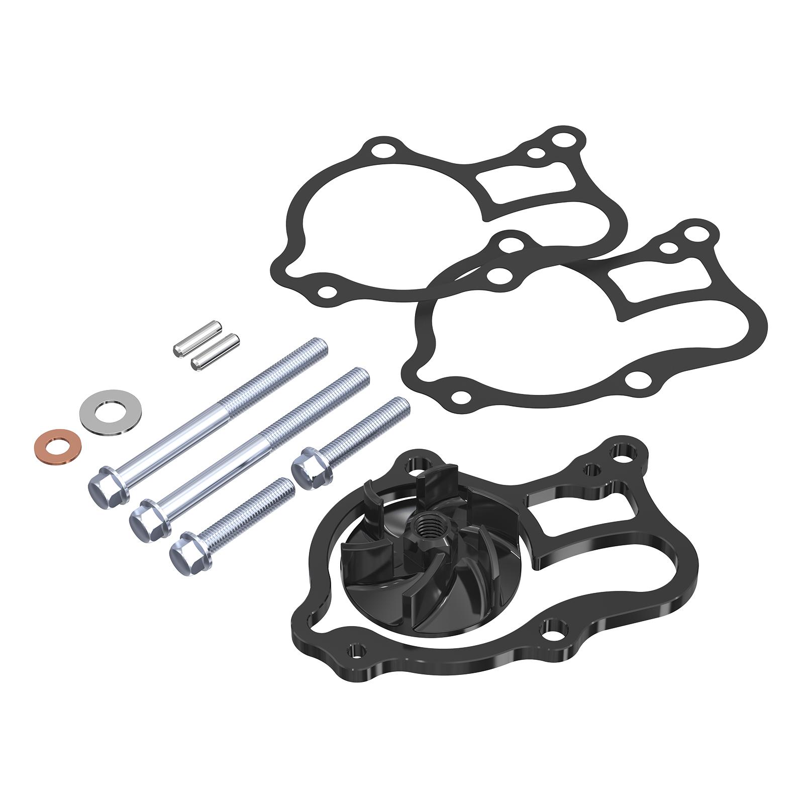 

NICECNC For Yamaha YZ250X 16-23 YZ250 1999-2024 YZ 250X 250 Oversized Water Pump Impeller Cooler Kit Aluminum 5MW-12422-00-00 чорний