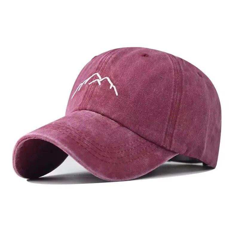 Cappello Da Baseball Outdoor Shaping, Ricamo Pesce, Cotone Lavato Vintage, Unisex, Regolabile, Verde Foresta