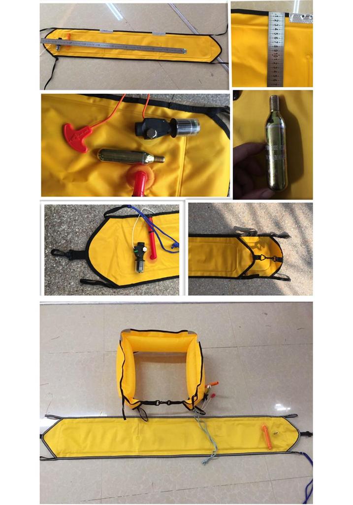 Fully Automatic Inflatable Lifebuoy Belt for Outdoor Water Rescue