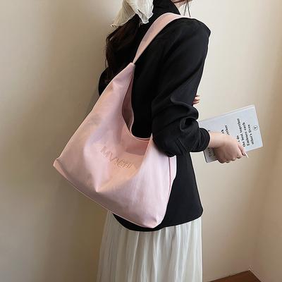 Casual Big Bag, New Shoulder Bag, Women's Large-capacity Tote Bag, Student Commuting Handbag In Class
