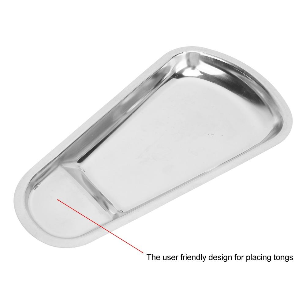 Rustless Steel Fruit Tray Mirror Polished Metal Serving Platter  Restaurant Snack Serving