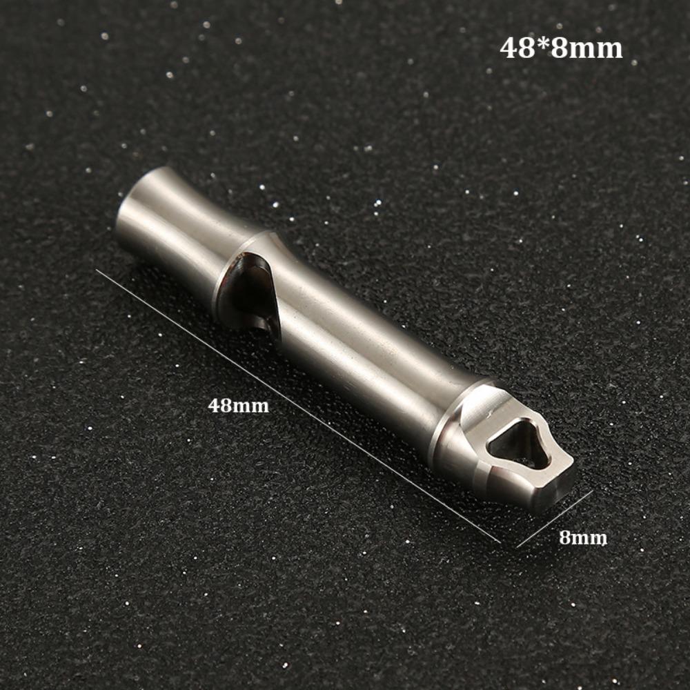 Titanium High Volume Whistle Portable Camping Whistle Safety Survival Whistle Outdoor Tool