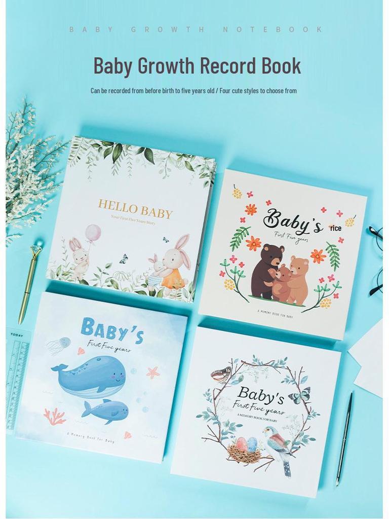 Cross-border Baby Growth Record: Photo Diary & Children's Notebook