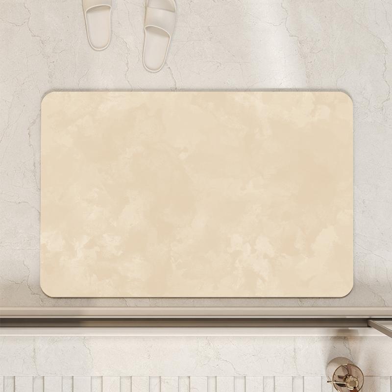 Water absorbing, anti slip, diatomaceous earth, wear-resistant shower room cushion, dirt resistant, easy to take care of feet