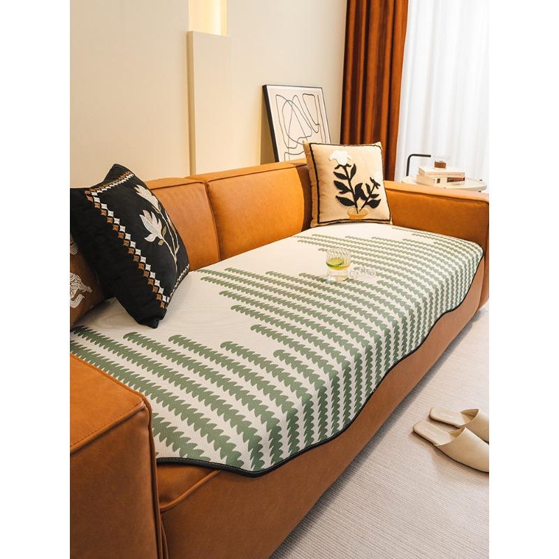 Summer Special-Shaped Sofa Cushion Cool But Not Ice Seat Cushions Straight Irregular Non-Slip Sofa Cover Cloth