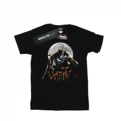 Mens Batman Arkham Knight Halloween Moon T-Shirt