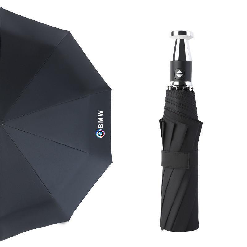 For BMW E46 E90 E60 F30 F10 E39 E36 F20 G30 G20 E87 E92 E91 E30 F11 Car Automatic Folding Windproof Sunshade Umbrella Accessory knpc33