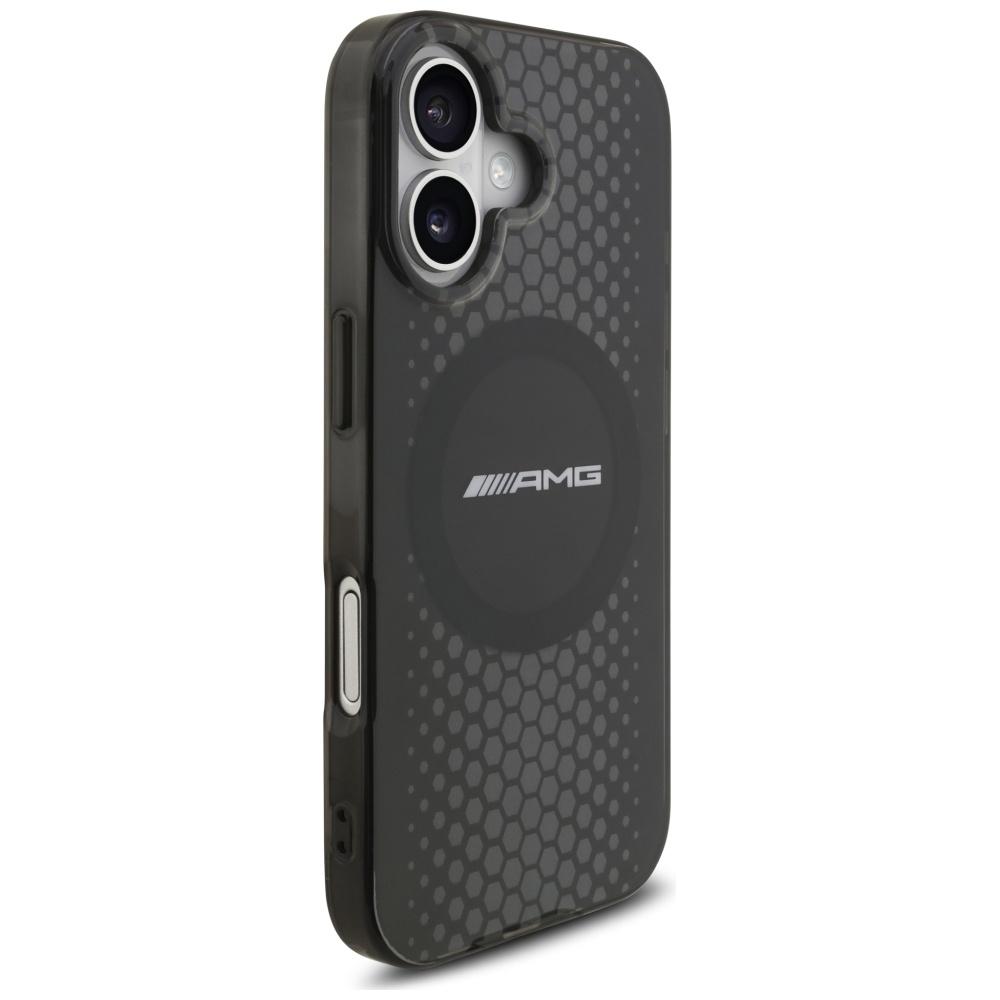 AMG Double Layer Transparent Graphics MagSafe Case for iPhone 17 Black