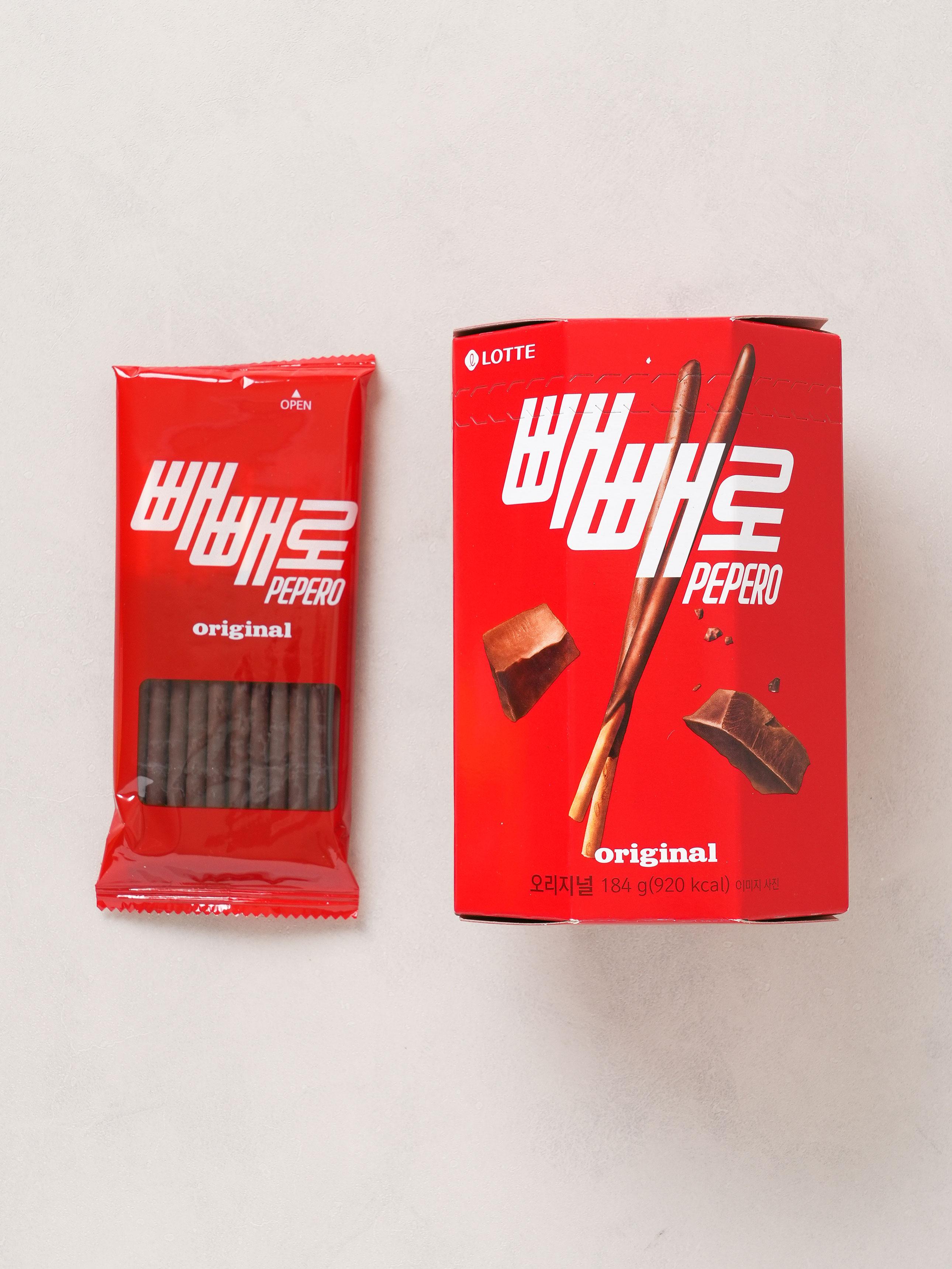 Lotte Original Pepero Chocolate Biscuit Sticks 184g 1ea