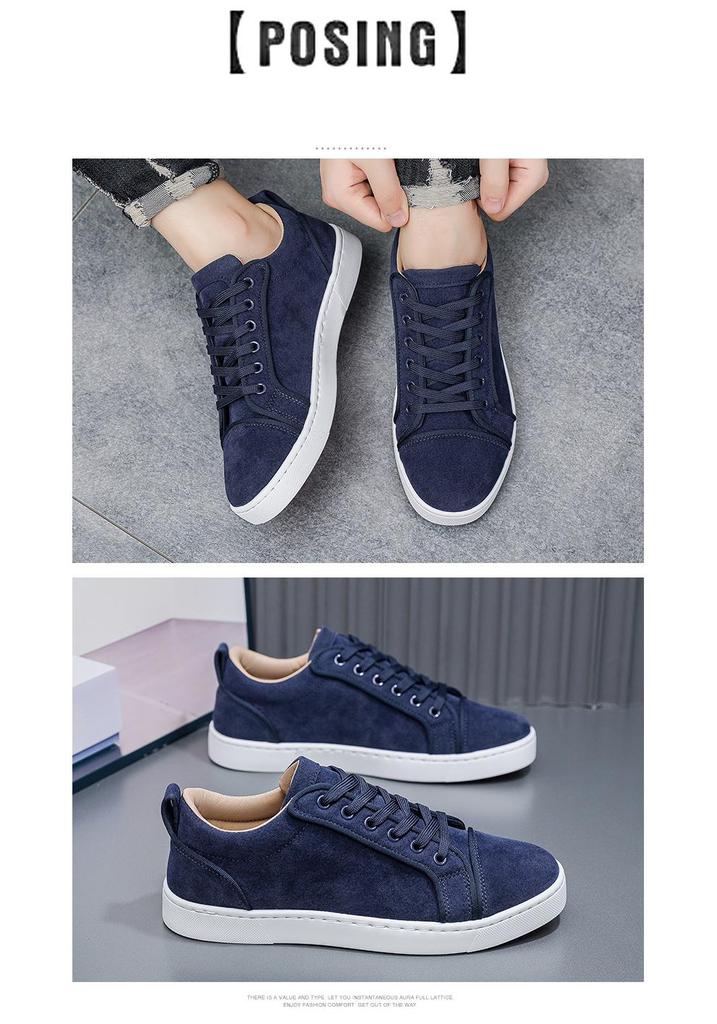2026 Summer Men's Korean Style Casual Skate Shoes - Trendy and Versatile Youth Sneakers