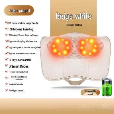 Kangzuo Multifunctional Neck & Back Massager Cushion CN Plug (adapter Included)