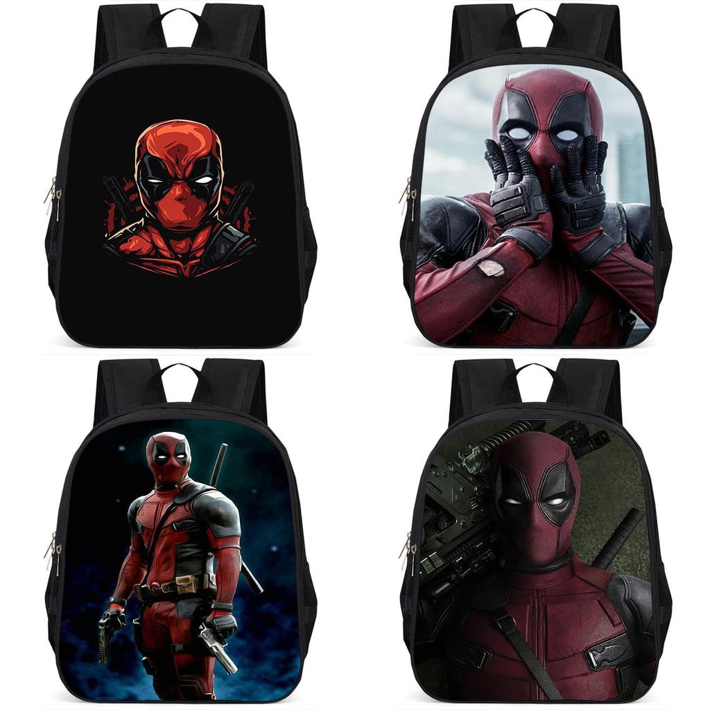Deadpool 15-inch Extra Large Capacity Lightweight Oxford Cloth Kids Backpack