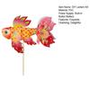 Fish Lantern Craft Kit for Children Handcrafted Chinese Traditional Handheld Lantern with LED Light for Spring Festival Mid-Autumn Decoration